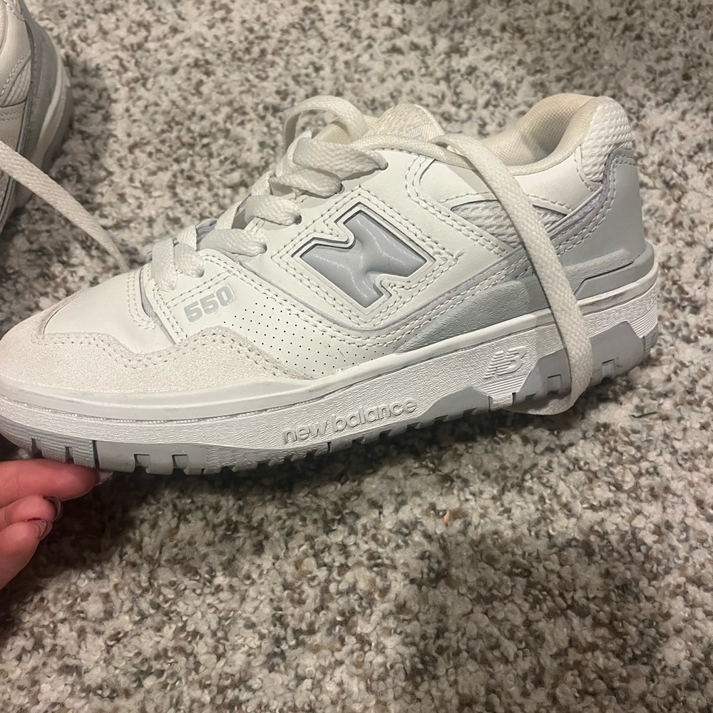 New Balance Gray Sneakers with Suede Details